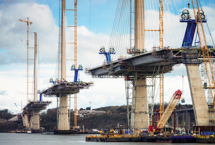 Bridge construction project